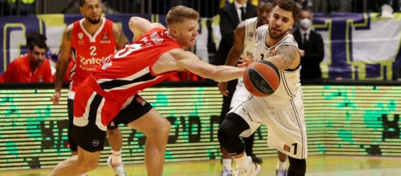 Εuroleague: Δεν τα κατάφερε ο Ολυμπιακός στο Τελ Αβίβ και ηττήθηκε με 84-69 από την Μακάμπι